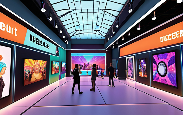 **Image:** A vibrant digital landscape within Decentraland showcasing modern virtual buildings, bustling avatars interacting, and clear signage indicating various businesses (e.g., a virtual art gallery, a digital concert venue). The overall atmosphere should convey opportunity and excitement.

    **Prompt:** "A lively Decentraland scene with futuristic virtual buildings, diverse avatars socializing, and signs for virtual businesses like art galleries and concert venues, conveying a sense of digital opportunity."